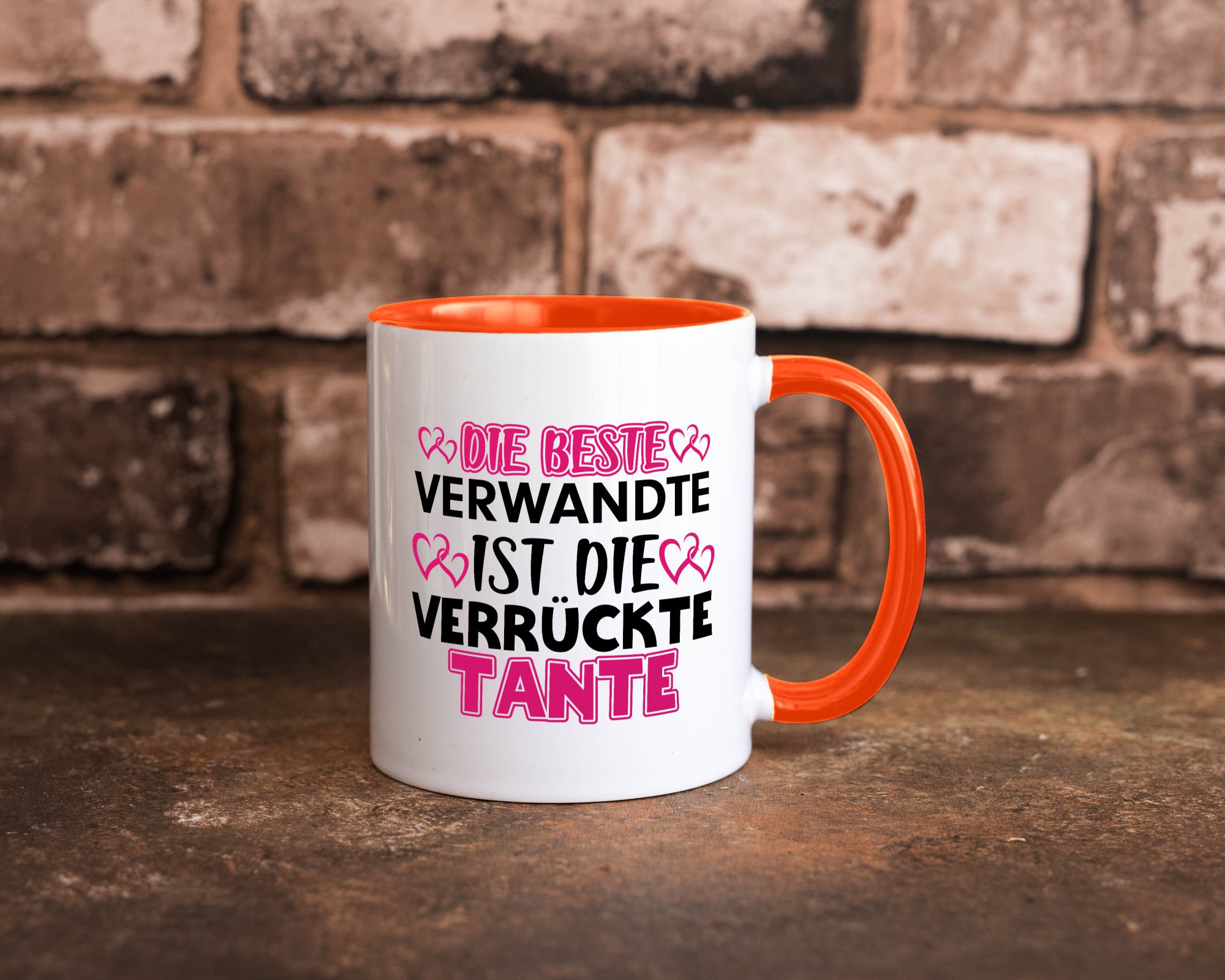 Verrückte Tante | Spruch Patentante Verwandtschaft lustiger Geschenk Humor