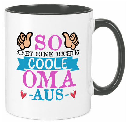 So sieht eine richtig Coole Oma aus | Großmutter Humor Familie Geschenkidee