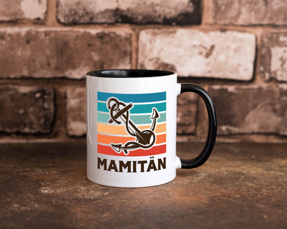 Mamitän | Schiff Boot Amker Muttertag Geschenk Familie Geschenkidee lustiger Tasse