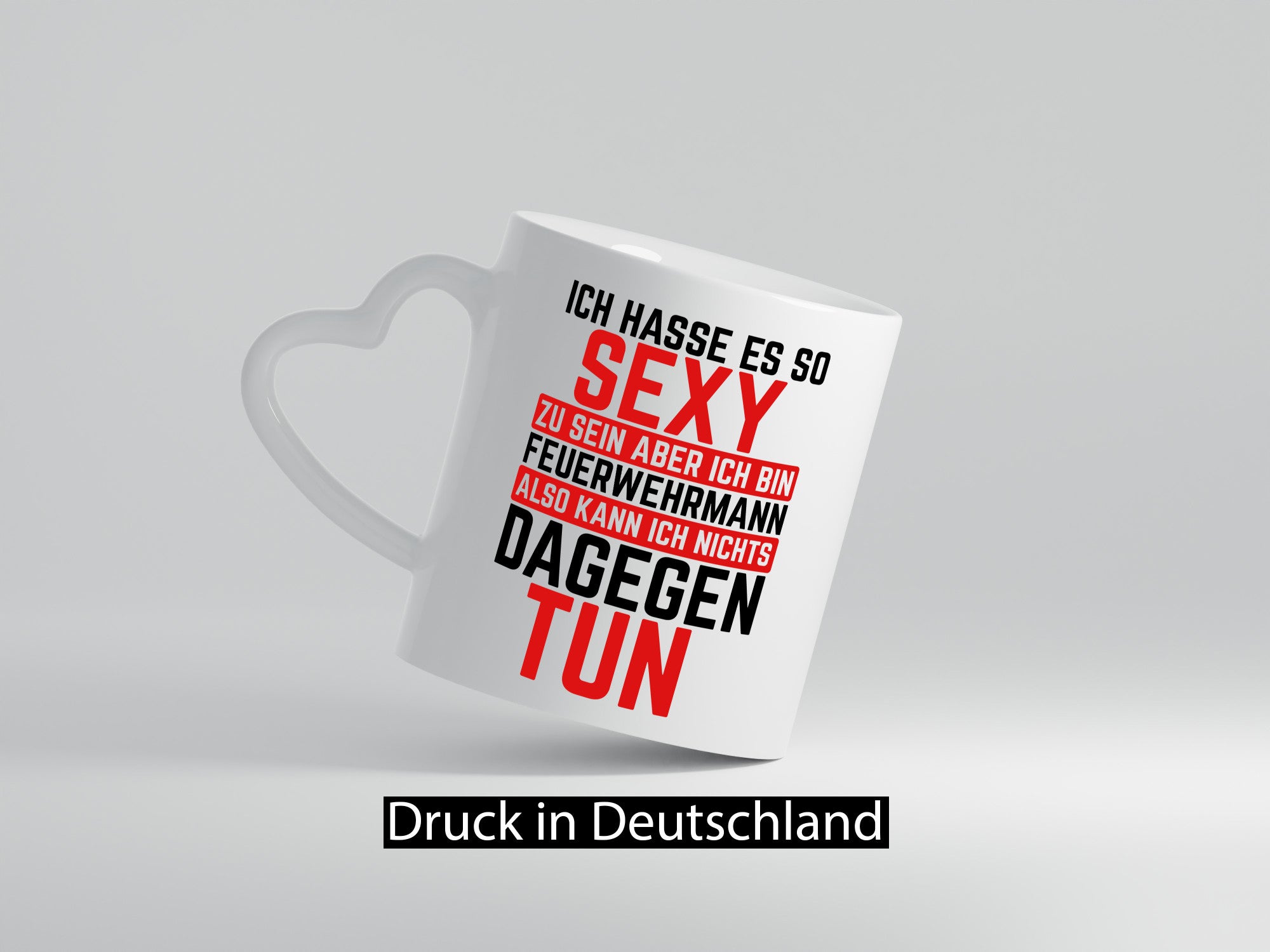 Sexy Feuerwehrmann | Helden Flammen Brandeinsatz lustig Humor Geschenkidee