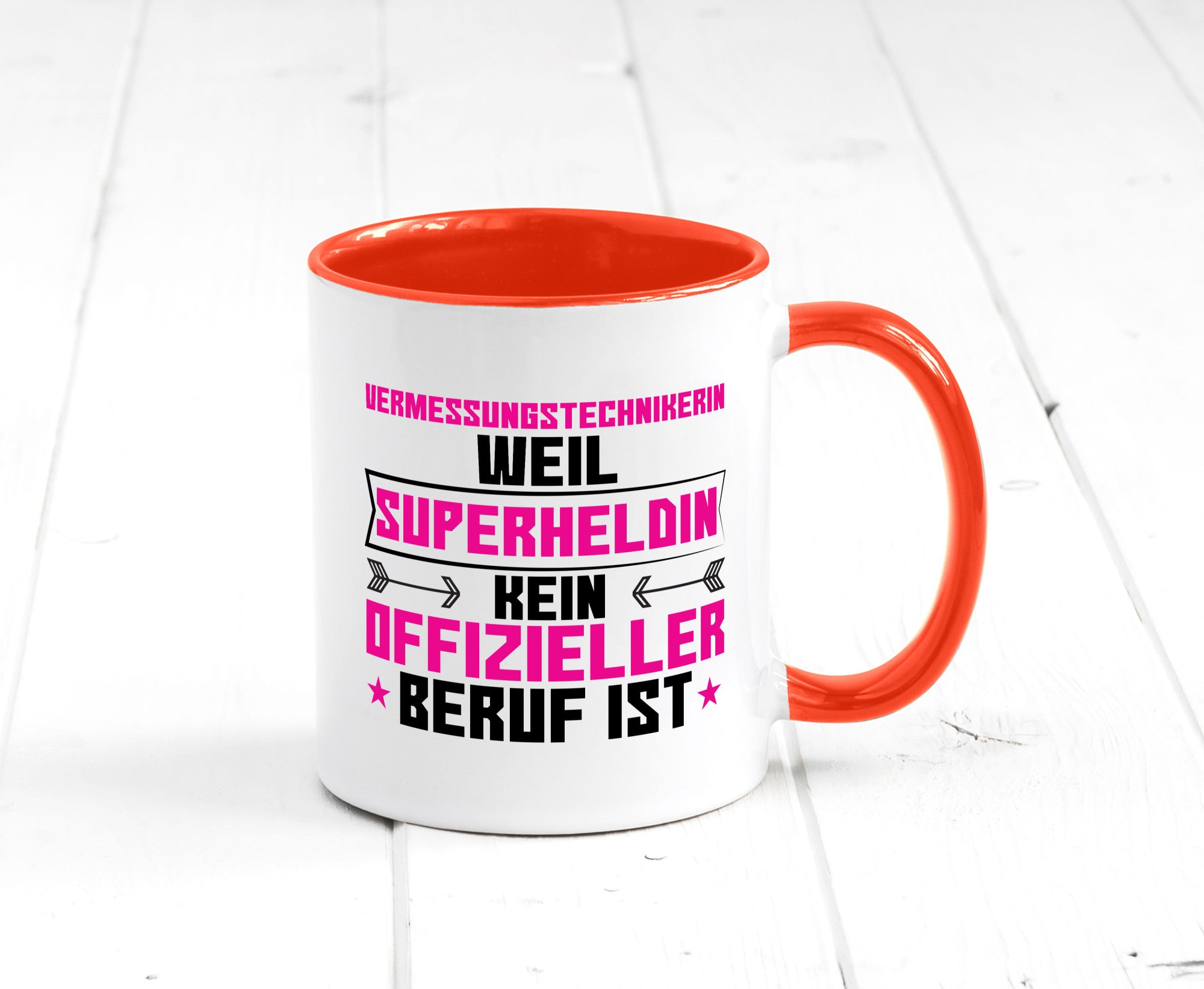 Superheldin Vermessungstechnikerin | Techniker Humor Geschenkidee Tasse