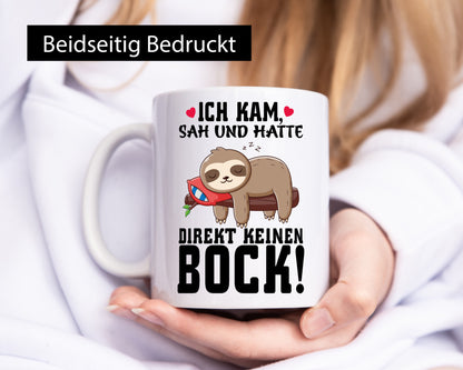 Ich habe kein Bock Geschenk Humor Geschenkidee lustiger Spruch Tasse