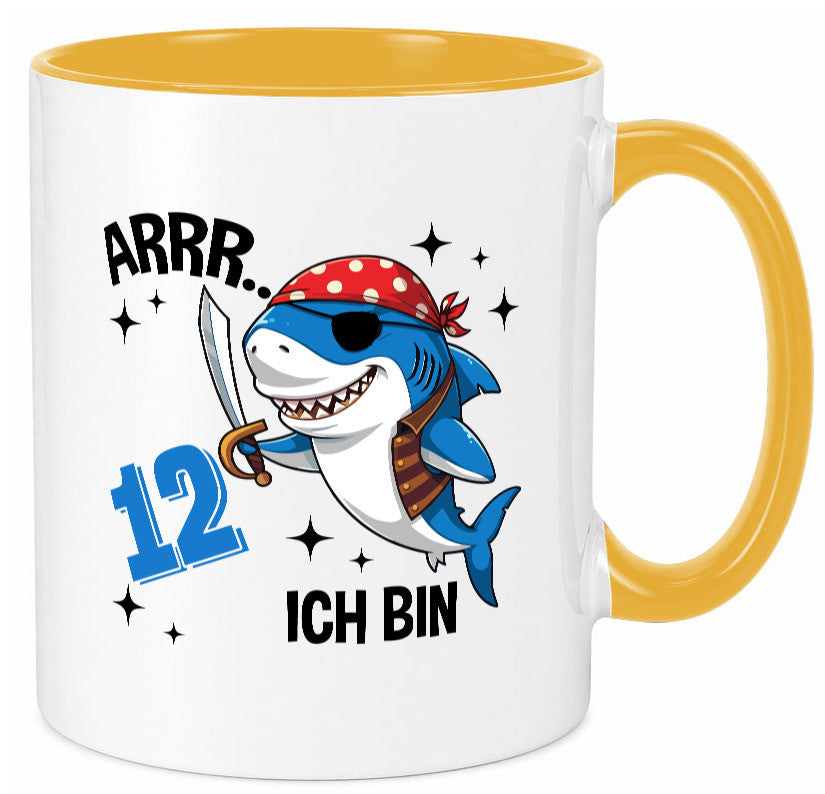 12. Geburtstag | 12 Jahre Arr Pirat Hai Piraten Geschenk Geschenkidee lustiger