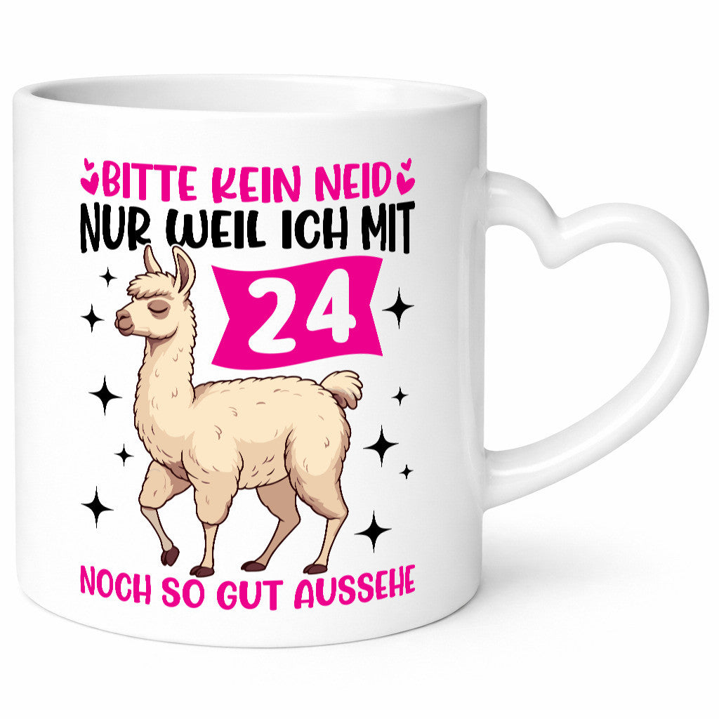 24. Geburtstag | 24 Jahre Lama gut aussehen lustiger Spruch Geschenk