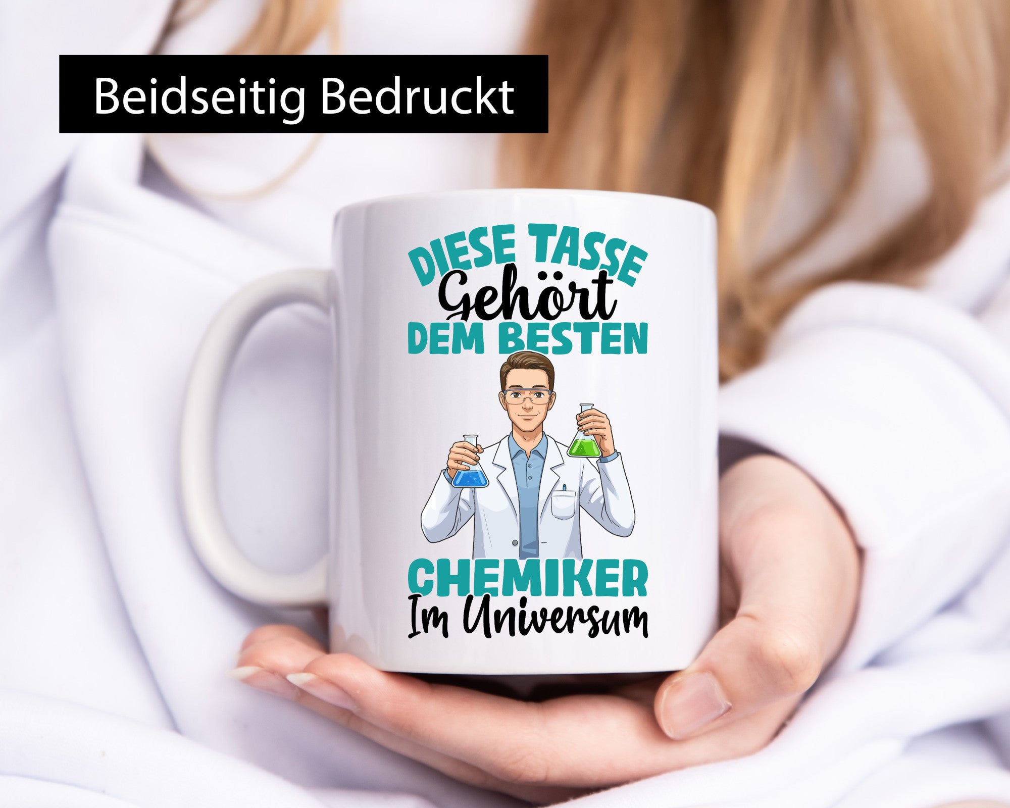 Im Universum: Chemiker | Chemie Labor lustig Humor Geschenkidee Geschenk Tasse