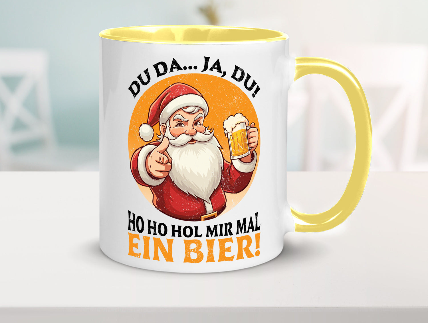 Hol mir mal ein Bier | Ugly Christmas Santa lustig Humor Geschenkidee Geschenk