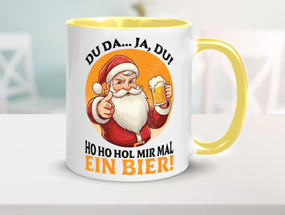 Hol mir mal ein Bier | Ugly Christmas Santa lustig Humor Geschenkidee Geschenk