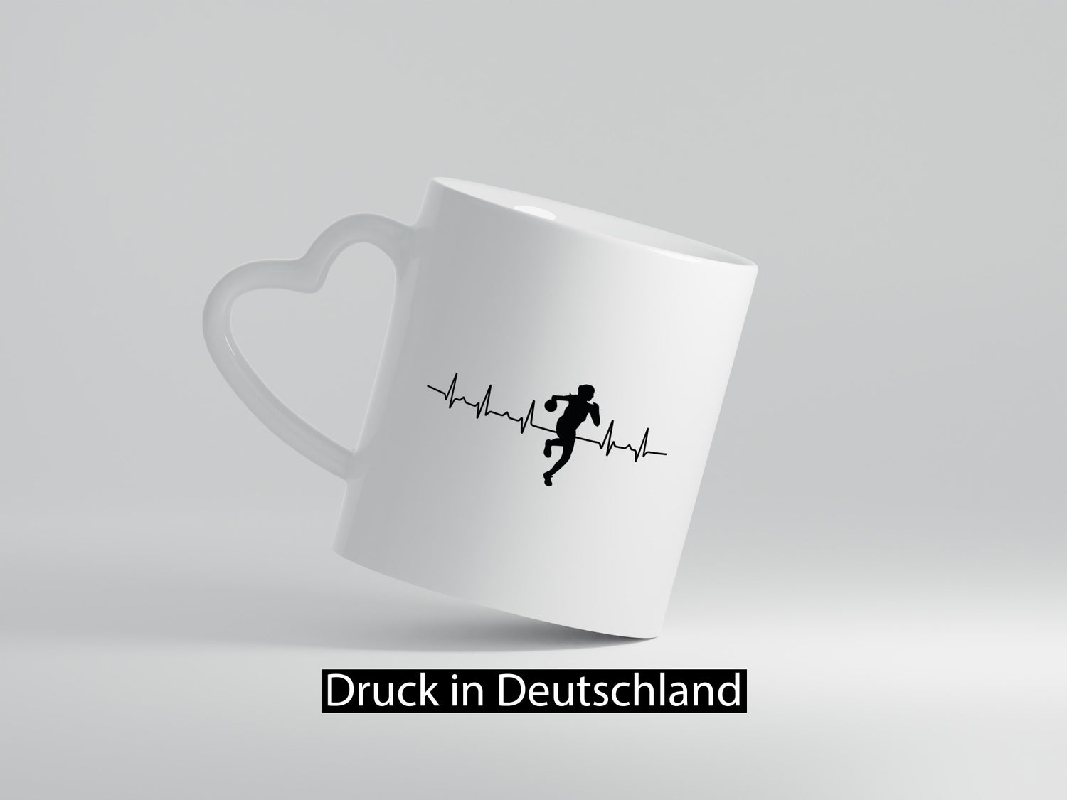 Handball Herzschlag | Verein Sport Handballerin Geschenk Humor Geschenkidee