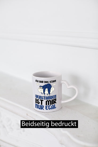 Ist mir nur egal Geschenk Humor Geschenkidee lustiger Spruch Tasse