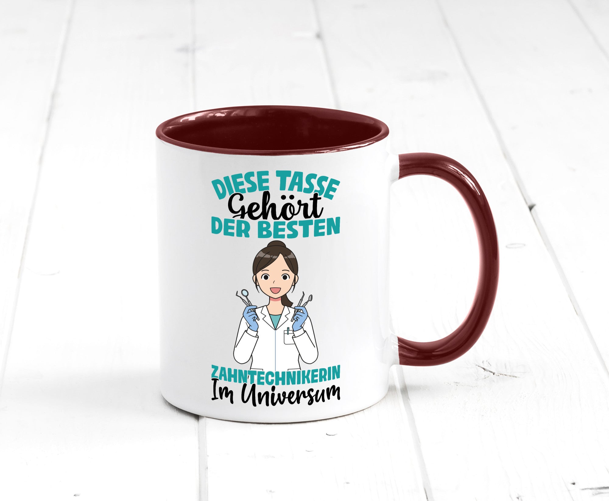 Im Universum: Zahntechnikerin | Zahnmedizin Humor Geschenkidee Tasse