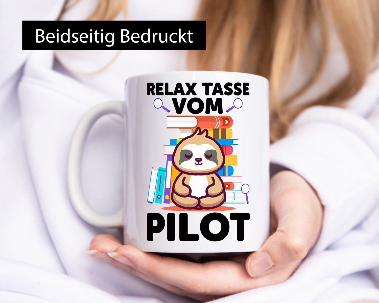 Relax Tasse: Pilot | Flugzeug Piloten lustiger Spruch Geschenk Humor