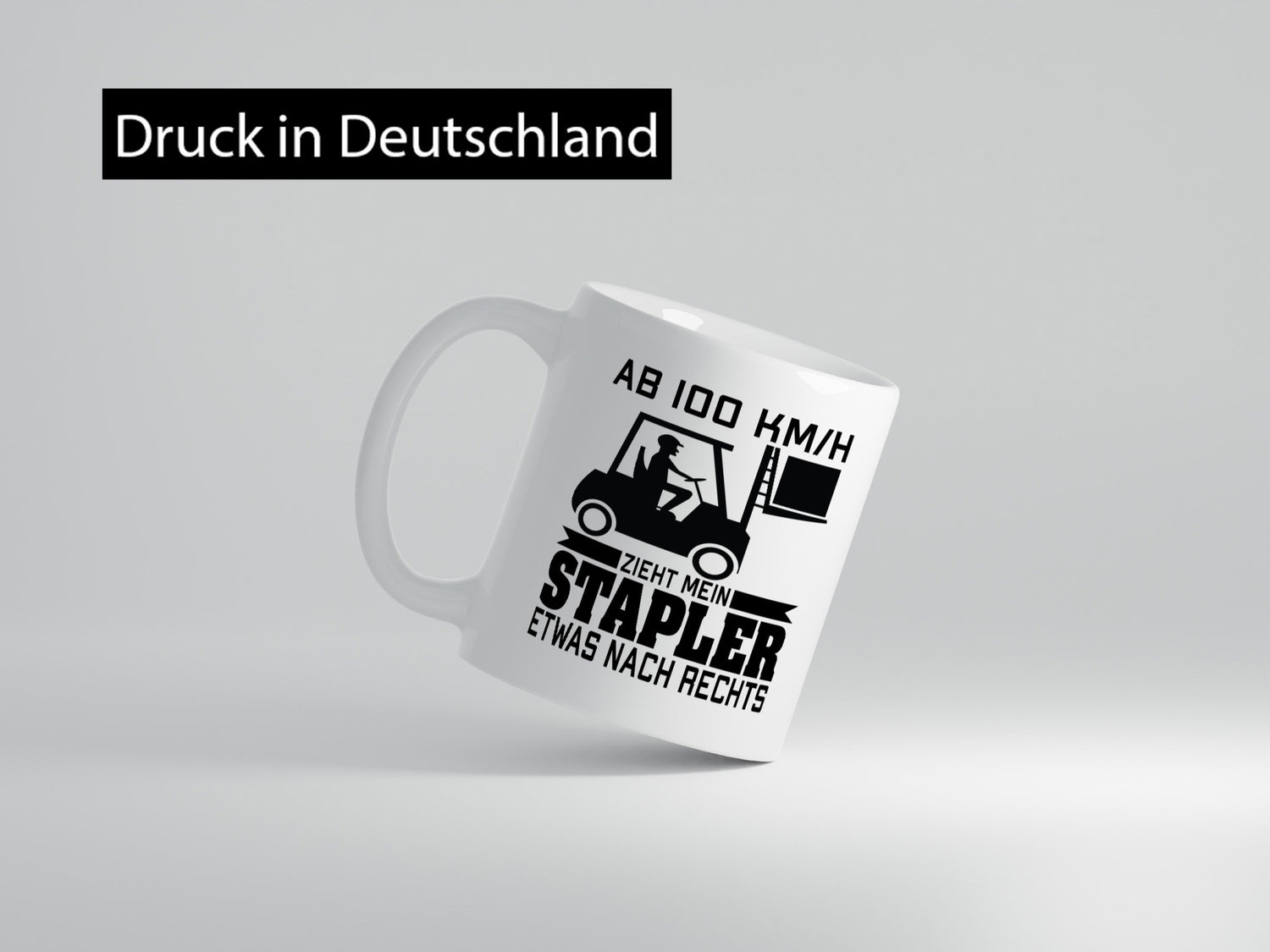 Mein Stapler zieht nach rechts | Staplerfahrer lustiger Spruch Geschenk Humor