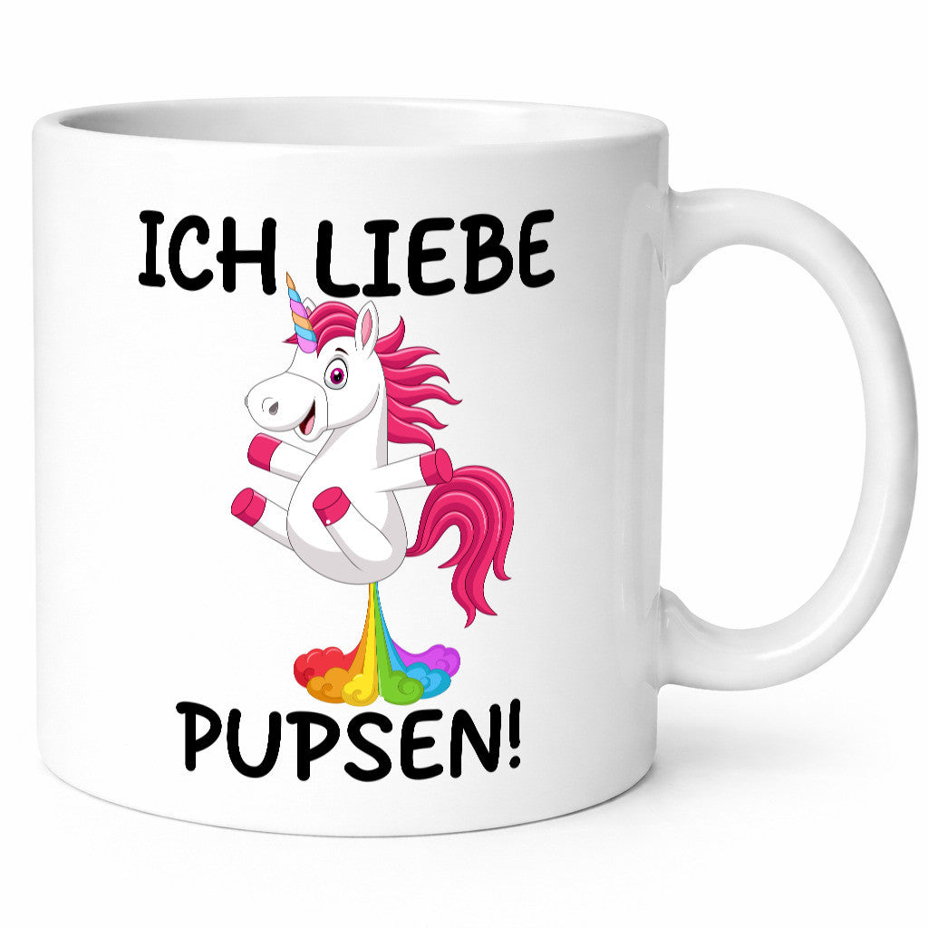 Ich liebe Pupsen | Einhorn Pupsendes Geschenk Humor Geschenkidee lustiger