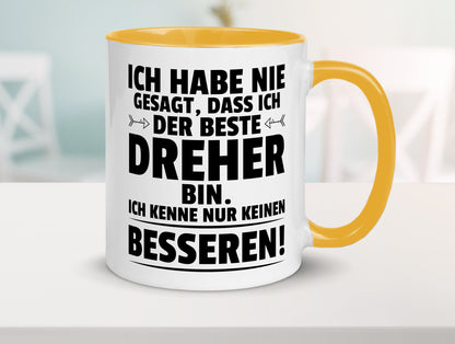 Der Beste Dreher | Fräser lustiger Spruch Geschenk Humor Geschenkidee Tasse
