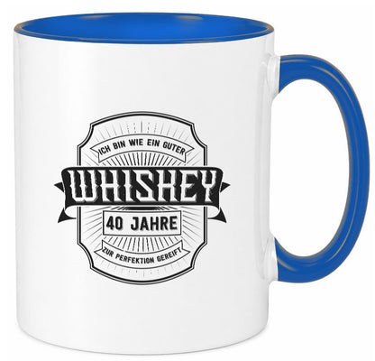 Guter Whisher | 40 Jahre Emblem lustiger Spruch Geschenk Humor Geschenkidee Tasse