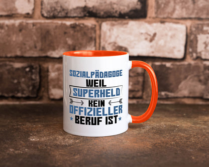Superheld Sozialpädagoge | Pädagoge lustig Humor Geschenkidee Geschenk Tasse