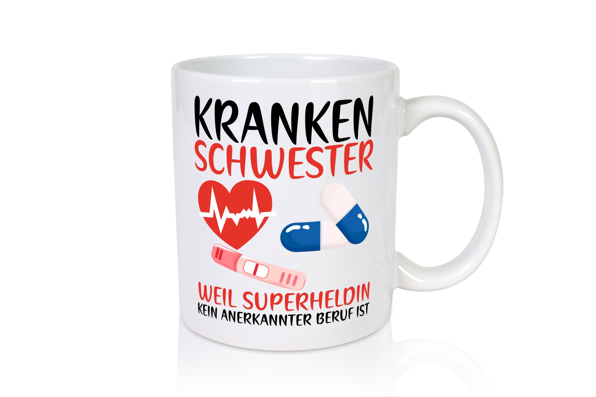 Krankenschwester | Pflegerin Superheldin Pflaster Geschenk Humor Geschenkidee