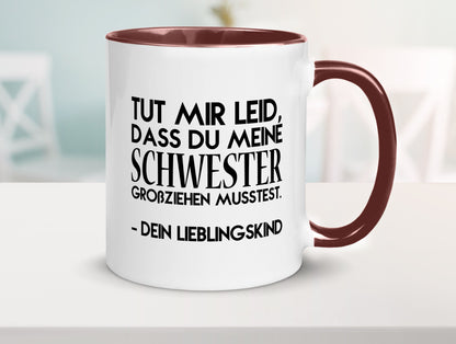 Lieblingskind | Eltern Schwester Kinder lustig Geschenk Humor Geschenkidee