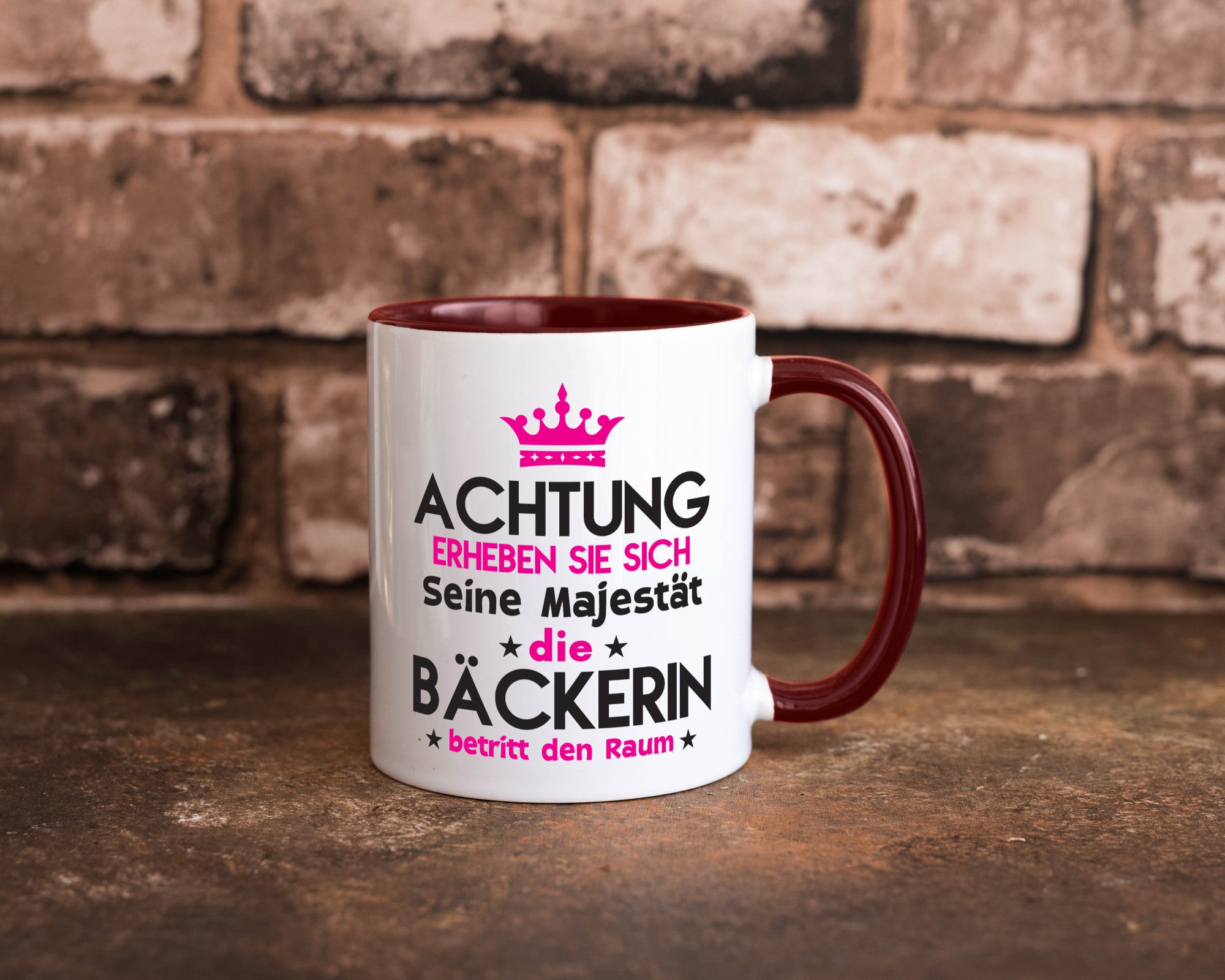 Seine Majestät Bäckerin | Bäckerei Frauen Backen Humor Geschenkidee Tasse