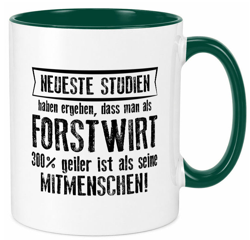 Neuste Studien: Forstwirt | Waldarbeiter lustig Arbeit Kollegen Büro Geschenk Tasse
