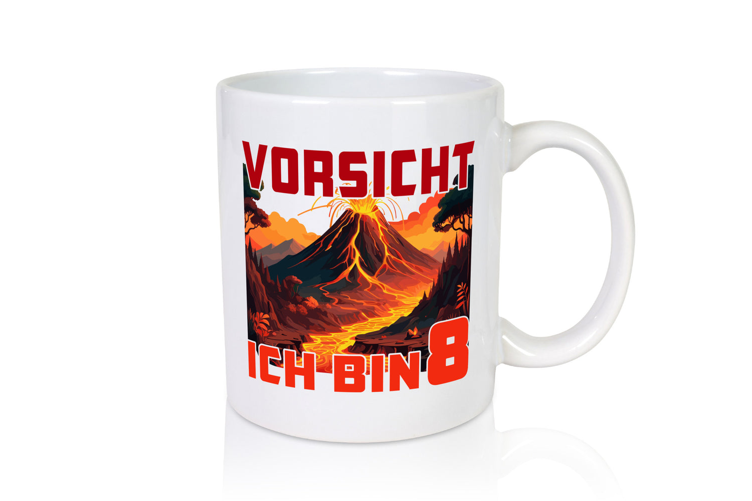 8. Geburtstag | 8 Jahre Vulkanausbruch Vulkan Geschenk Geschenkidee lustiger