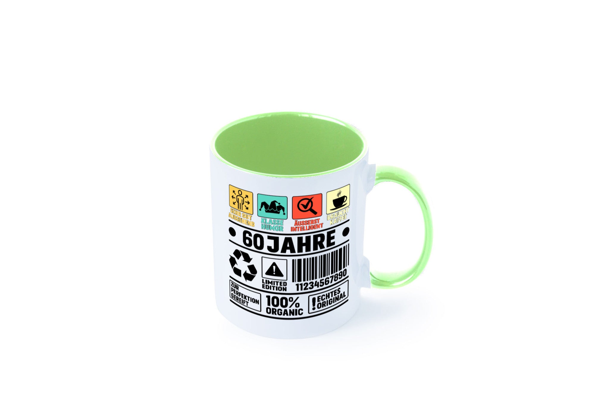 60. Geburtstag | 60 Jahre Humor Limited Edition Geschenkidee Tasse