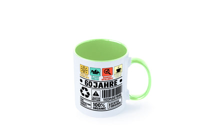60. Geburtstag | 60 Jahre Humor Limited Edition Geschenkidee Tasse