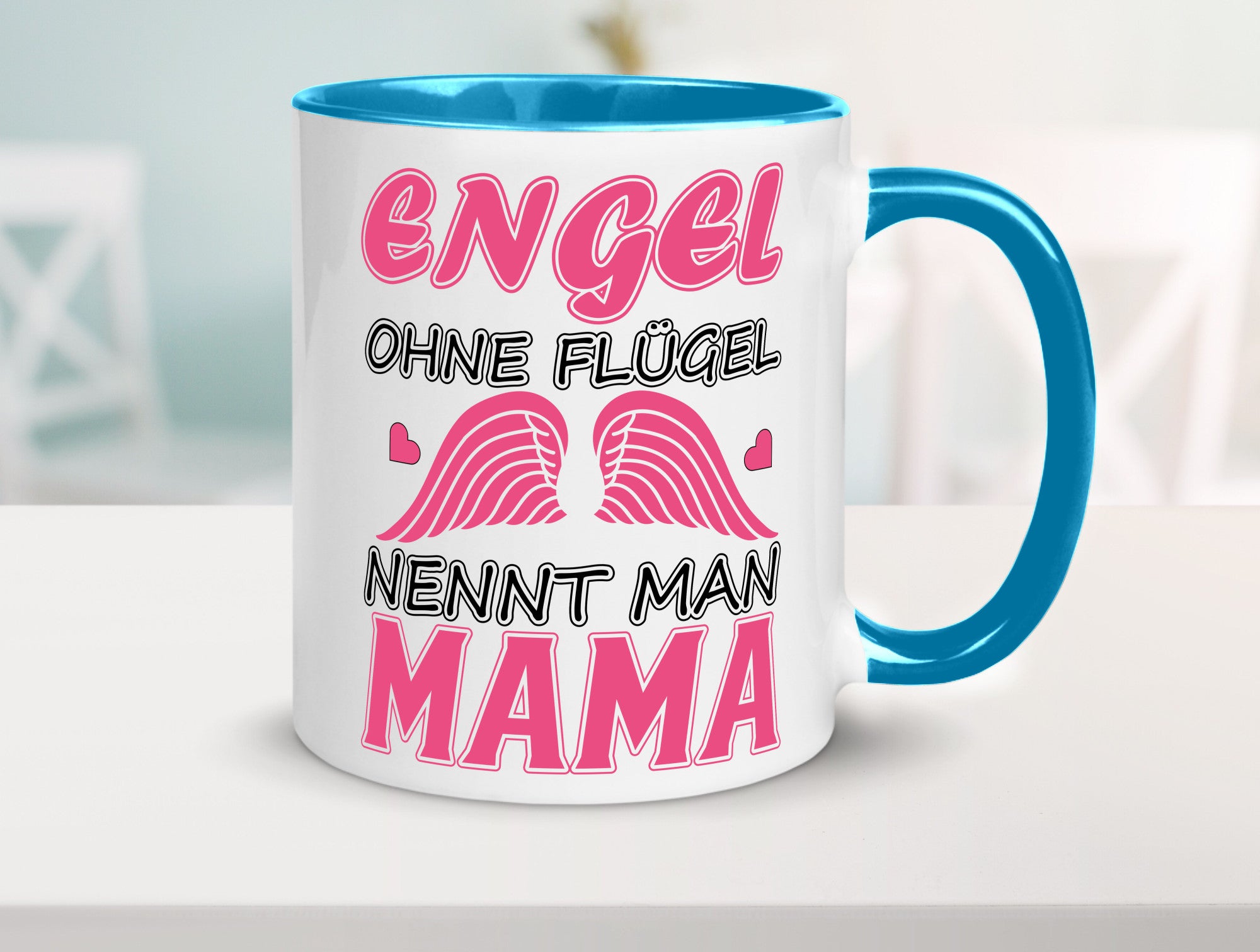 Mama Engel Humor Familie Geschenkidee Tasse