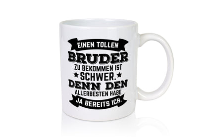 Allerbester Bruder | Geschwister Tasse schöner Spruch lustiger Geschenk Humor