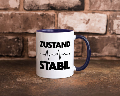 Zustand Stabil | Herzschlag Heartbeat lustiger Spruch Geschenk Humor