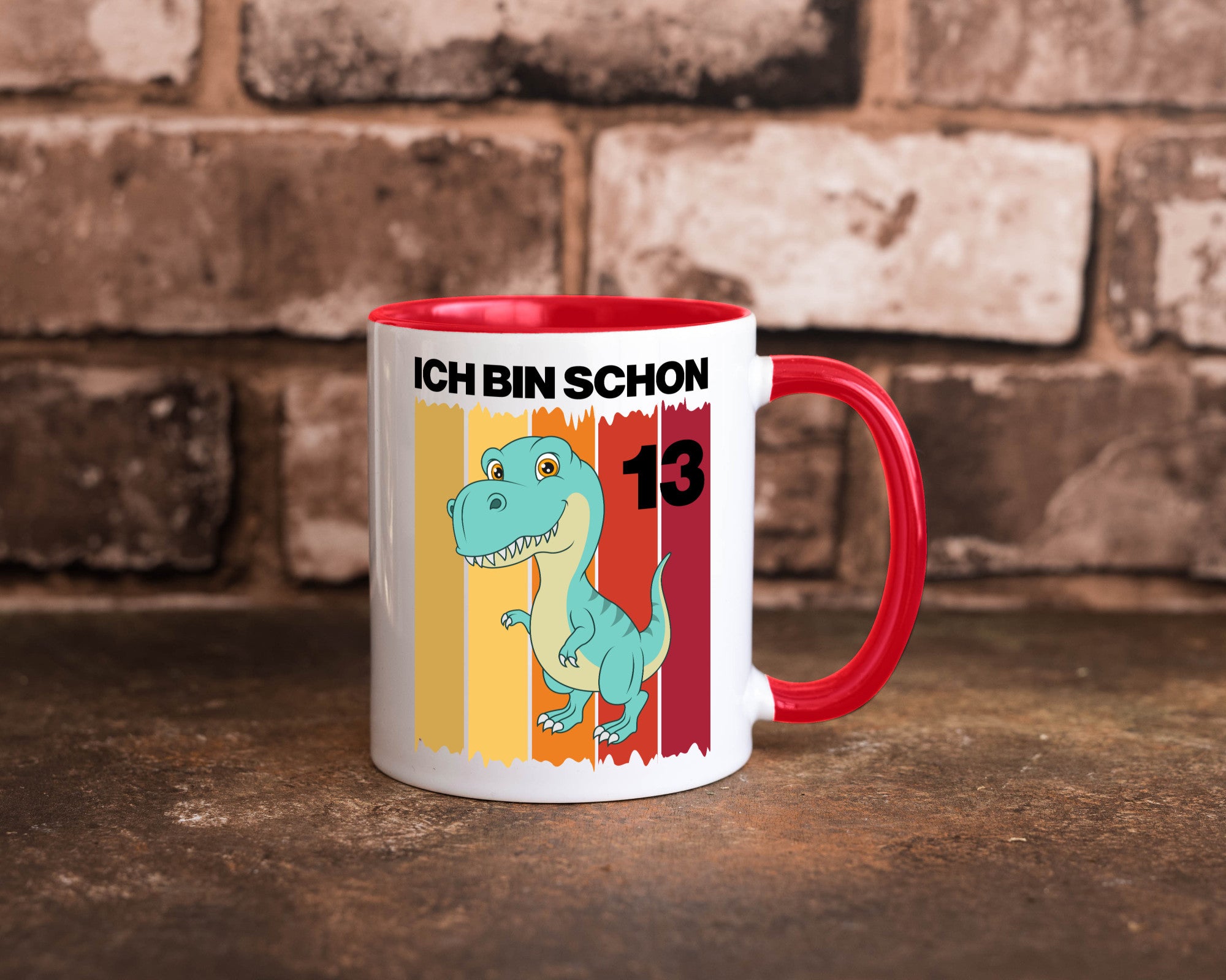 13. Geburtstag | 13 Jahre Dinosaurier Geschenk Geschenkidee lustiger Spruch