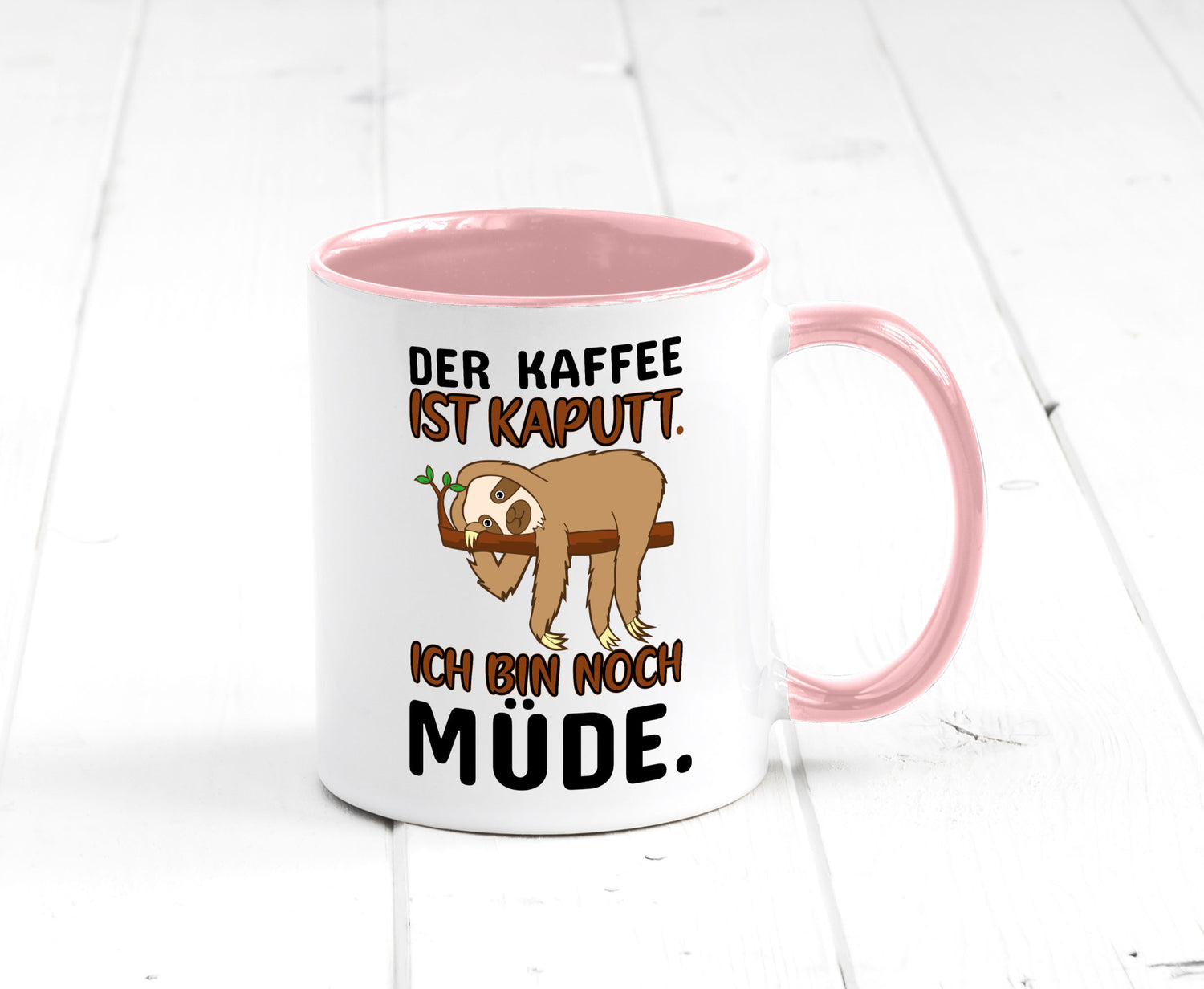 Der Kaffee ist kaputt v2 Geschenk Humor Geschenkidee lustiger Spruch Tasse