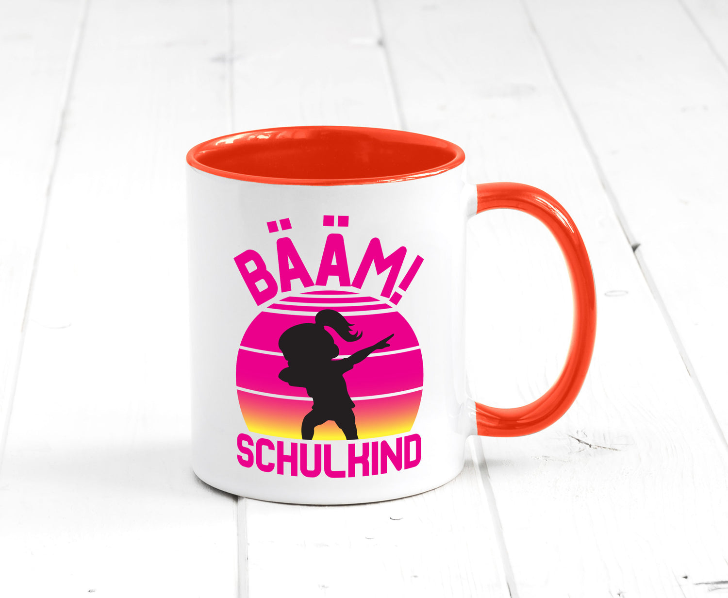 Bääm Schulkind | Einschuldung Schulanfang Geschenkidee Humor Tasse