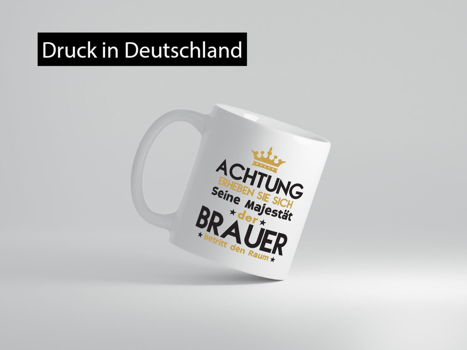 Seine Majestät Brauer | Bier Brauerei Humor Geschenkidee Tasse