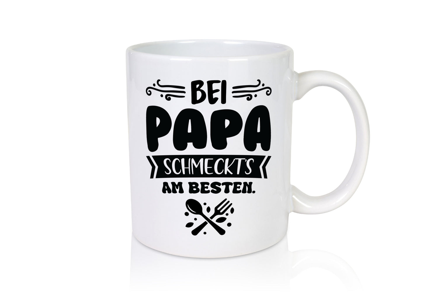 Bei papa Schmeckts am Besten | Koch lustiger Spruch Geschenk Humor Geschenkidee