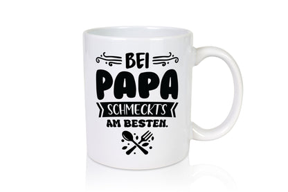 Bei papa Schmeckts am Besten | Koch lustiger Spruch Geschenk Humor Geschenkidee