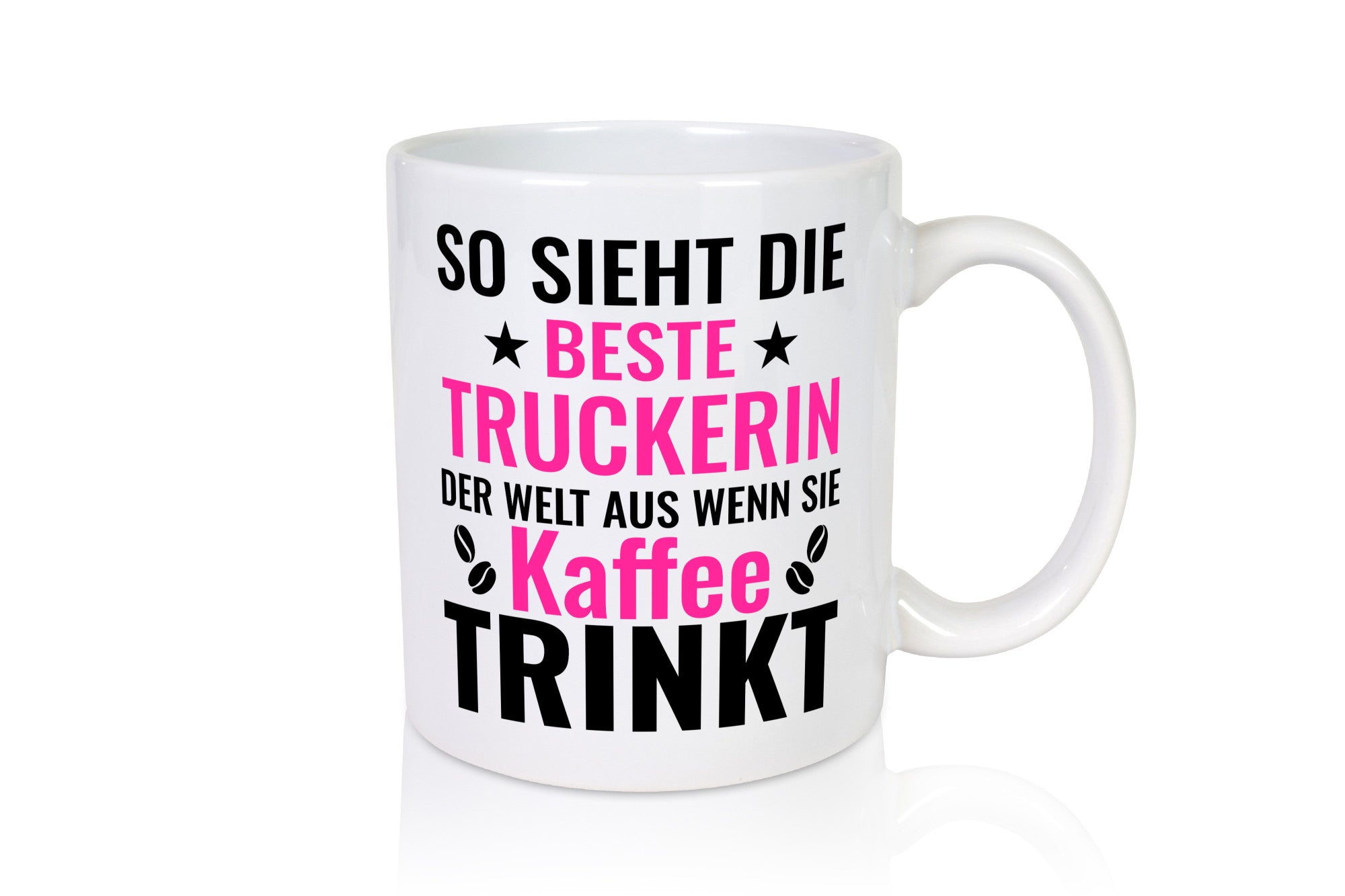 Kaffee trinkt: Truckerin | LKW Fahrerin Humor Geschenkidee Tasse