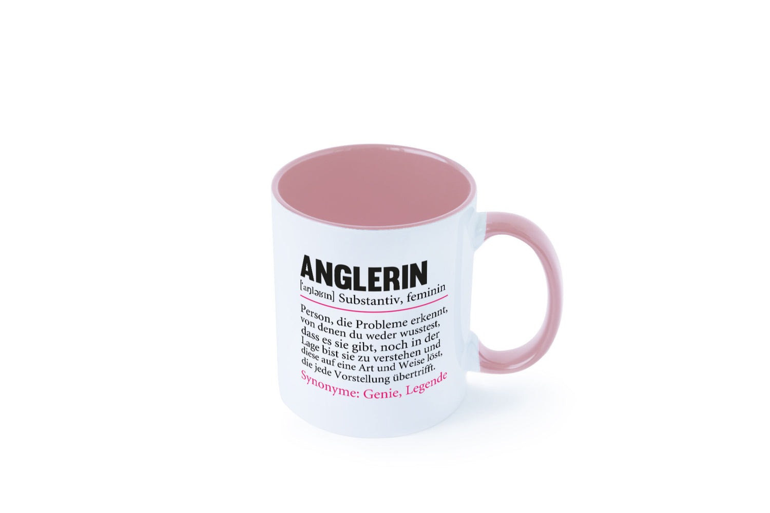 Anglerin | Spruch Angeln Fischerin Beruf Humor Arbeit Kollegen Büro