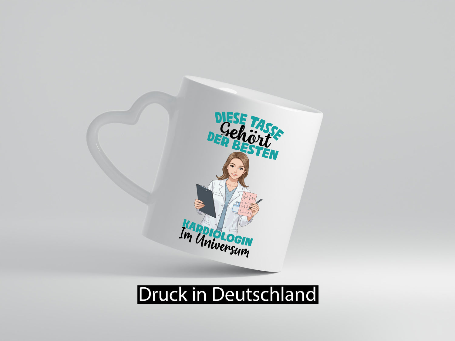 Im Universum: Kardiologin | Kardiologie Geschenkidee Humor Tasse