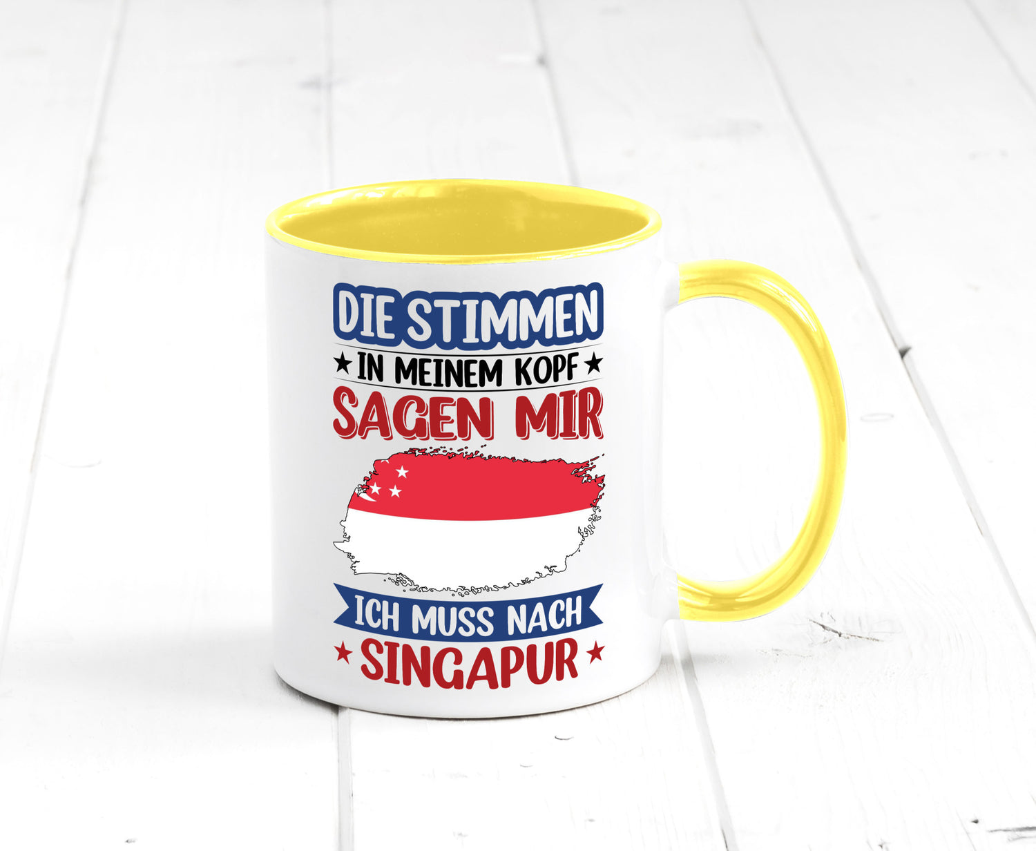 Singapur | Urlaub Stimmen in meinem Kopf Traumland v2 lustiger Spruch Geschenk