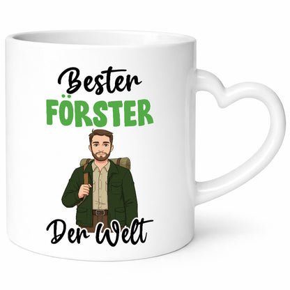 Bester Förster | Forst Arbeit v2 lustig Kollegen Büro Geschenk Tasse