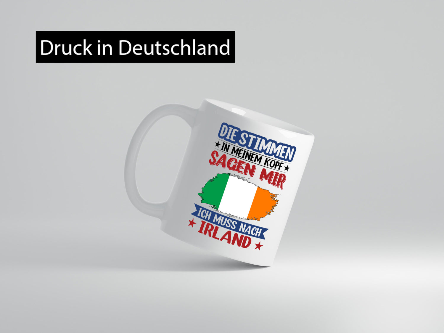 Irland | Urlaub Stimmen in meinem Kopf Traumland Geschenk Humor Geschenkidee
