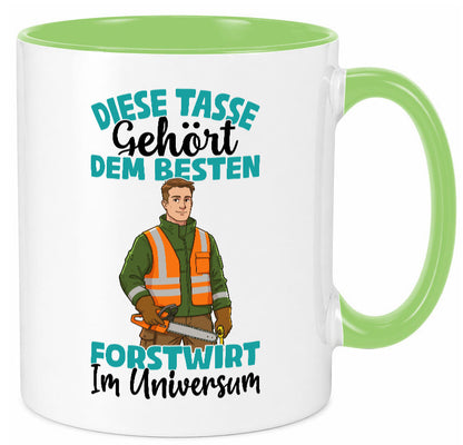Im Universum: Forstwirt | Waldarbeiter lustig Arbeit Kollegen Büro Geschenk