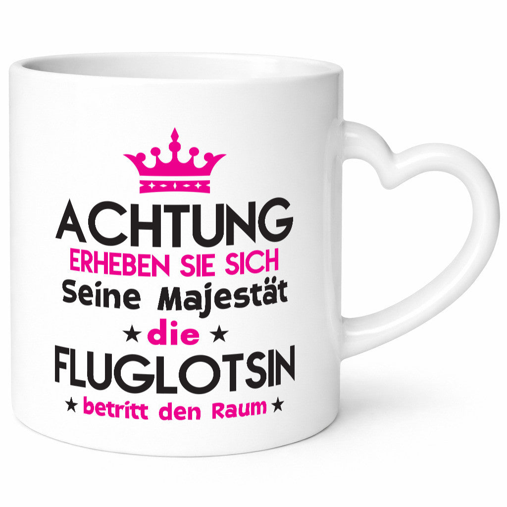 Seine Majestät Fluglotsin | Flughafen Flugverkehr lustig Humor Geschenkidee