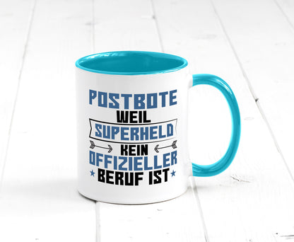 Superheld Postbote | Beruf Post Briefträger Geschenk Arbeit Kollegen Büro