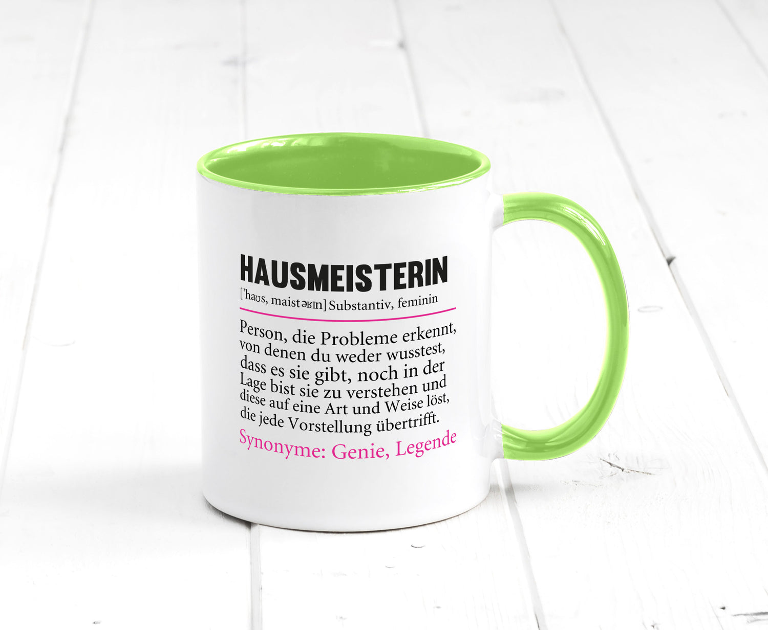 Hausmeisterin | Hauswart Beruf Spruch Humor Geschenkidee Arbeit Kollegen Büro