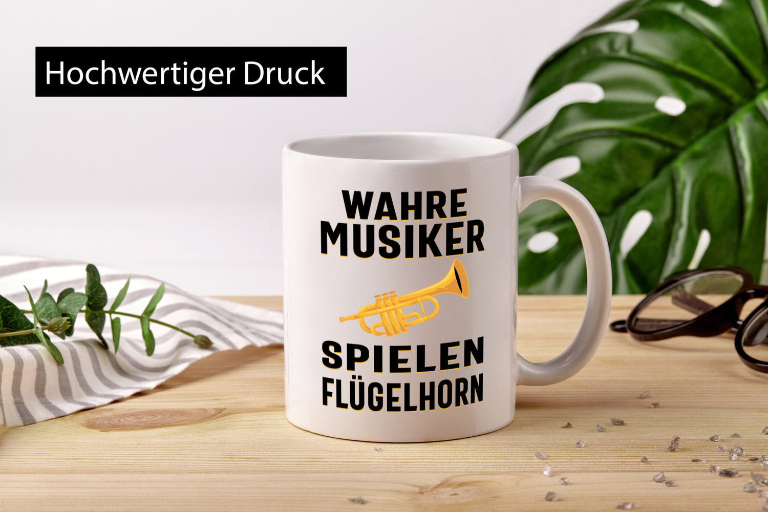 Wahre Musiker spielen Flügelhorn | Trompete Geschenk Humor Geschenkidee