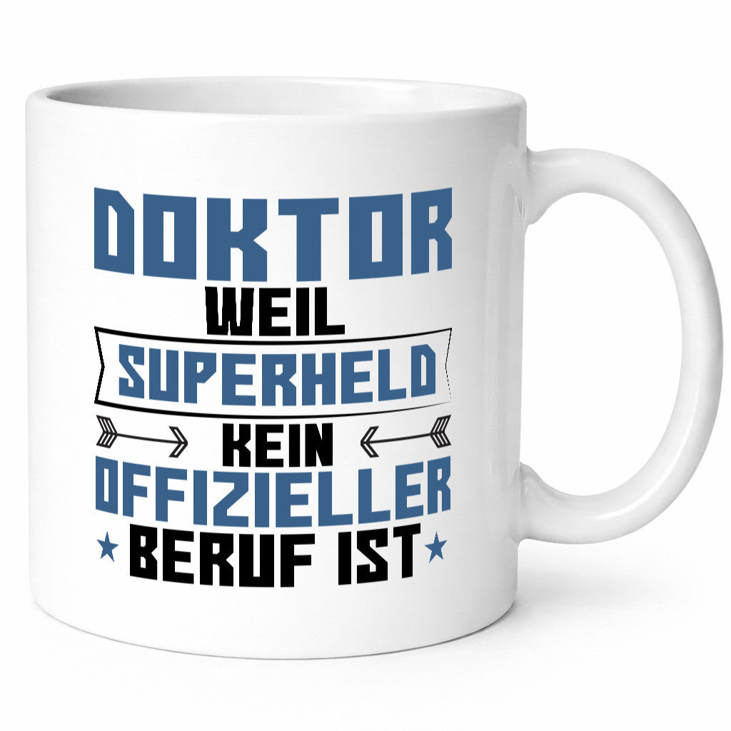 Superheld Doktor | Doktorand Doktortitel lustiger Spruch Geschenk Humor