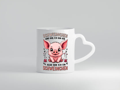 Ich bin ein Schweinchen | Schweine Bauer v2 Geschenkidee Humor Tasse