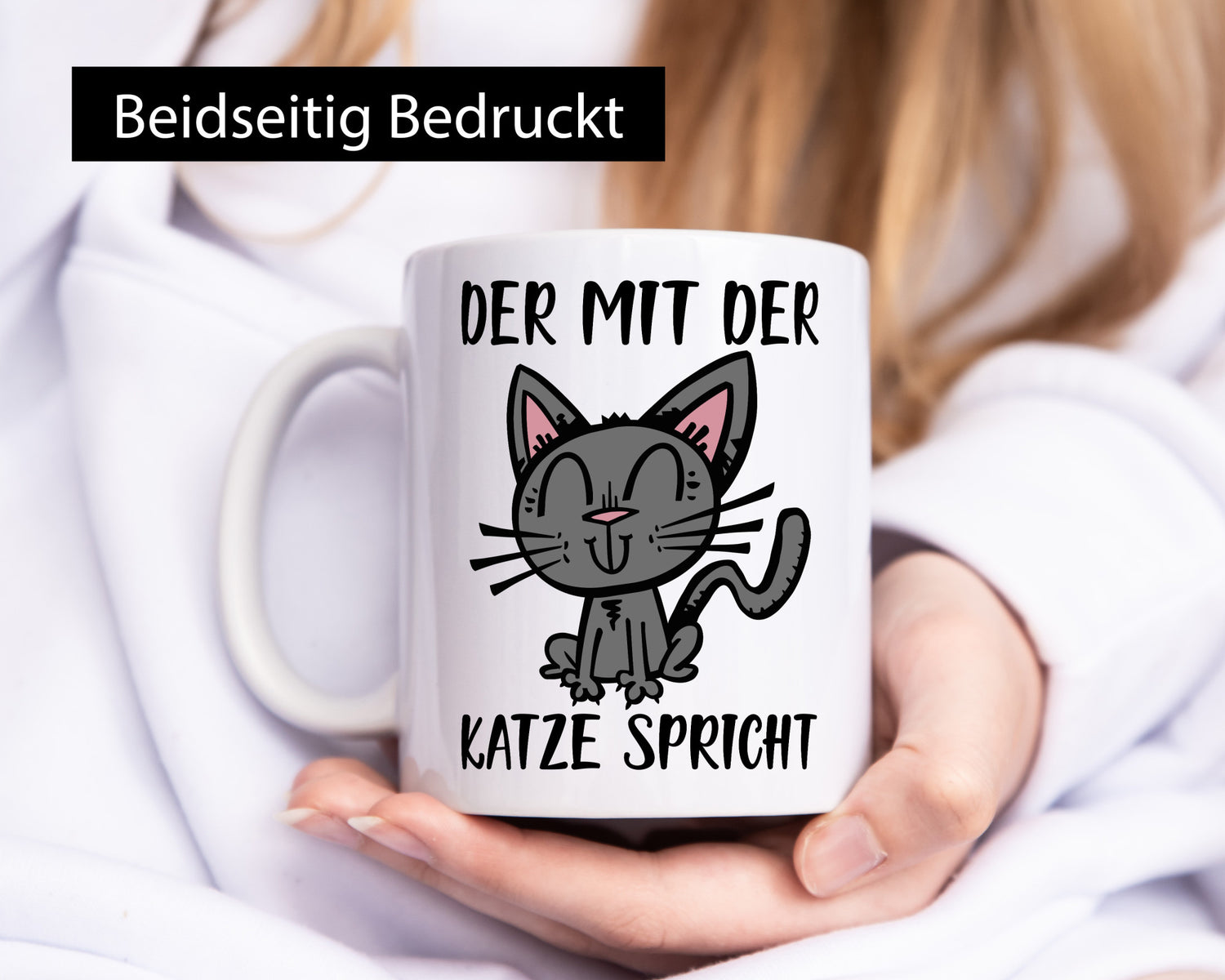 Der mit Katze spritz | Katzenliebhaber Tierfreund Humor Tierliebhaber